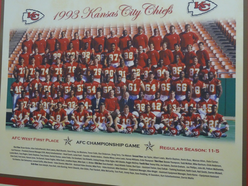 1993 Kansas City Chiefs Team. 